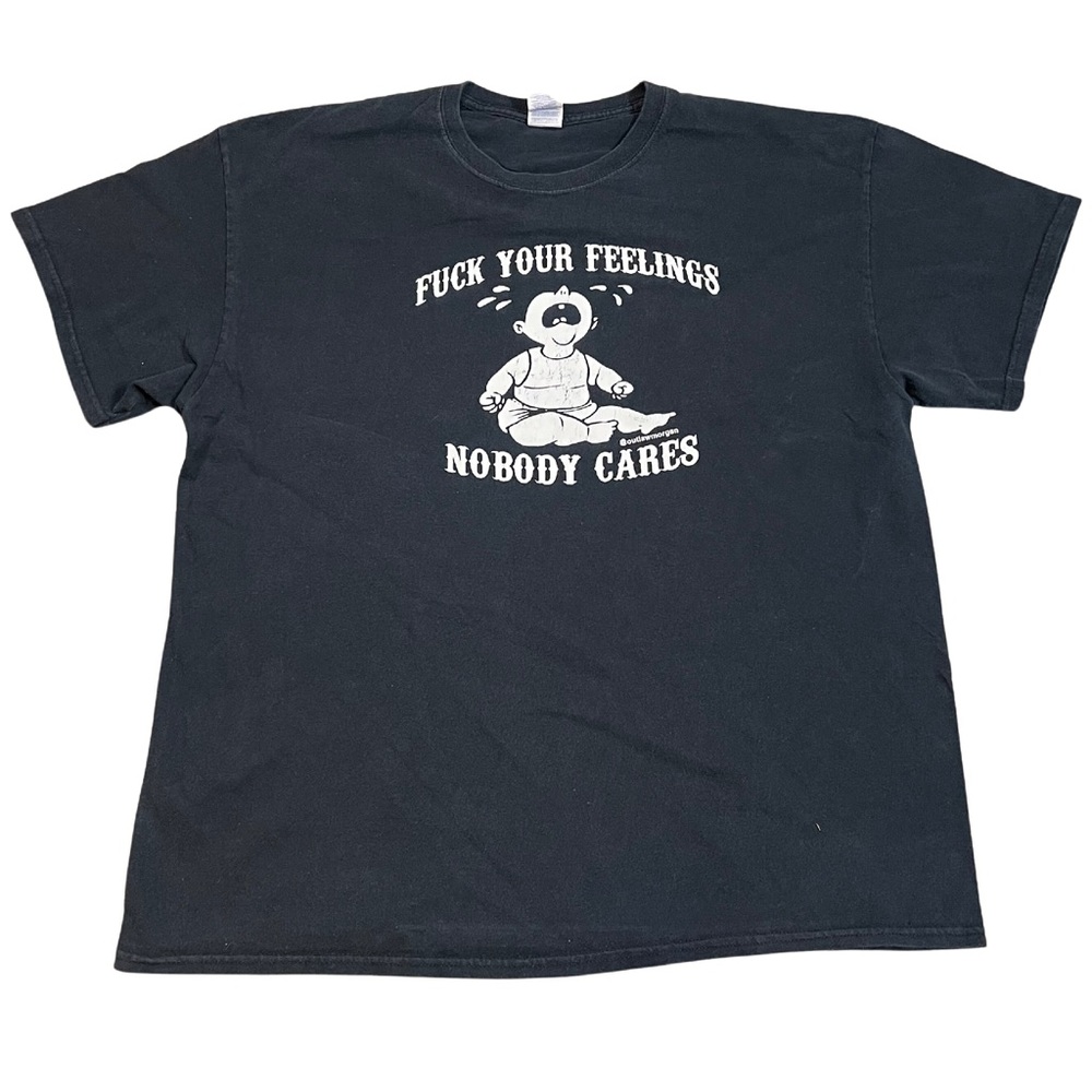 Forget Your Feeling T Shirt Black XL 🚨 - Picture 1 of 5